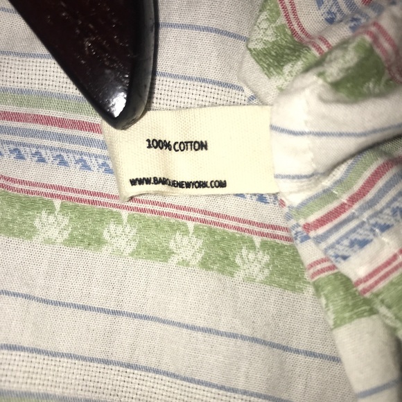 Barque upside down palm trees button down - Picture 6 of 8